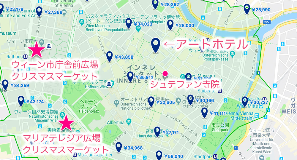 アートホテル ANAアマデウス地図